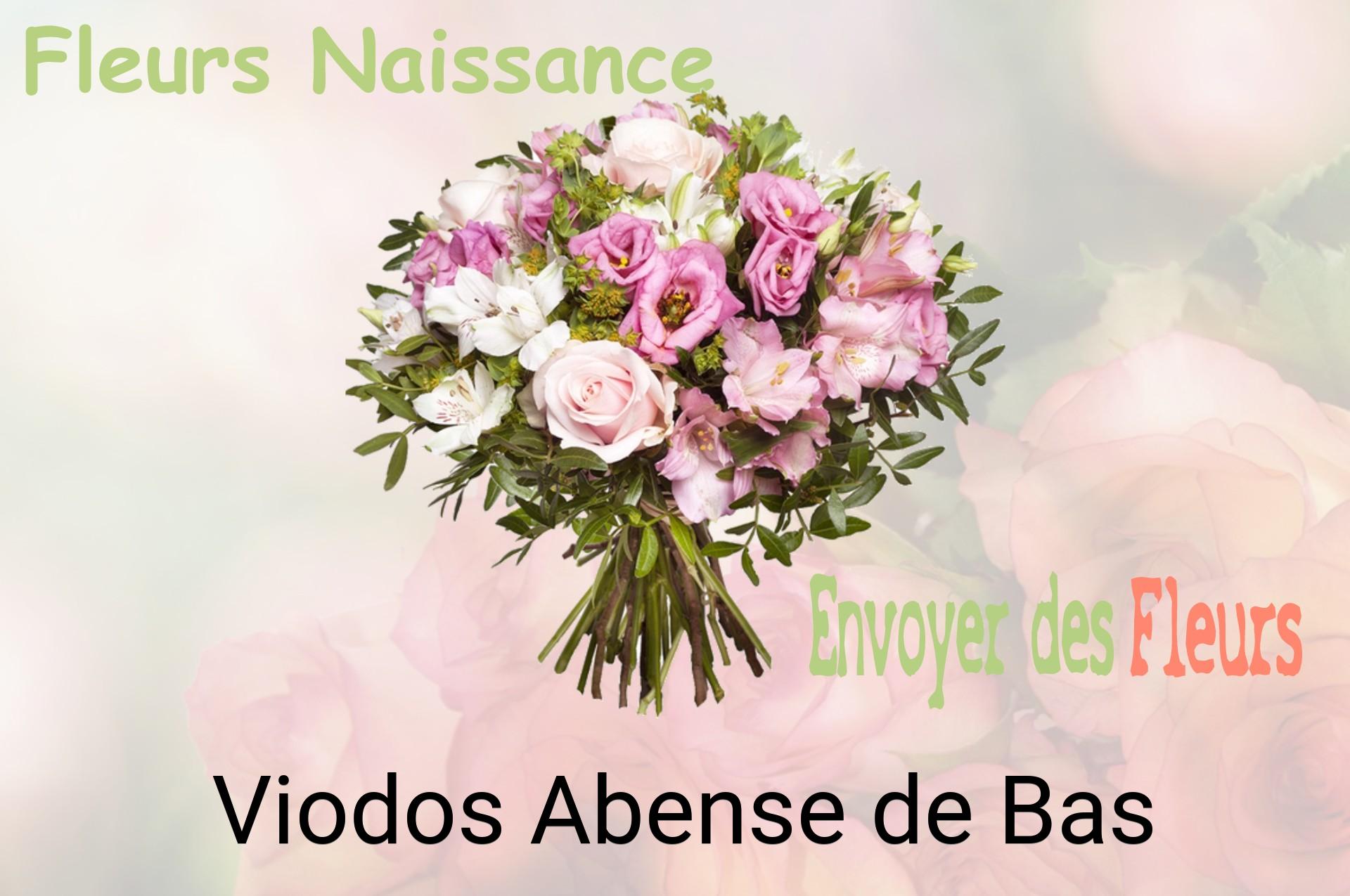 Bouquet de fleurs de naissance livré à Viodos-Abense-de-Bas